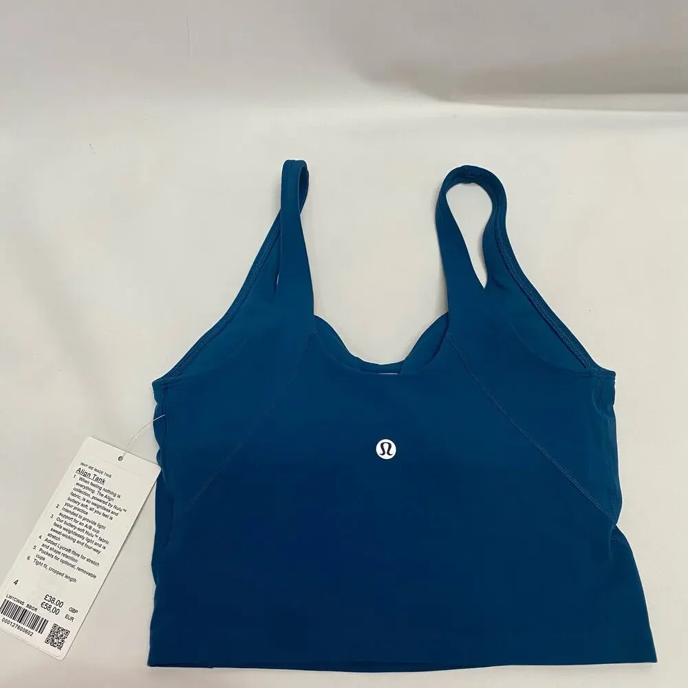 NWT Lululemon Align Tank Blue Borealis sz 4